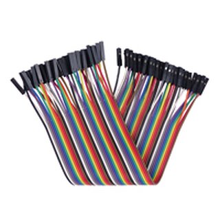 Flexible Verbinder f�r Laborsteckboards - Buchse/Buchse