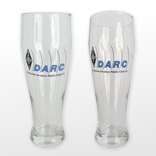 DARC-Glas: Weizenbierglas, farbig