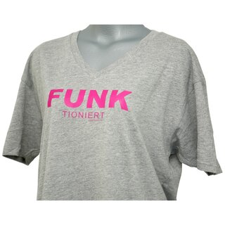 Shirt FUNKtioniert grau-pink