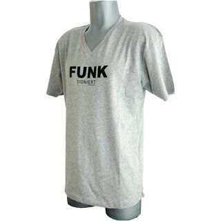 Shirt FUNKtioniert grau-schwarz