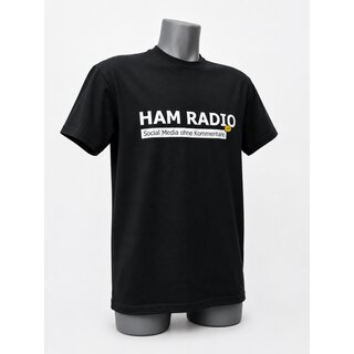 Shirt HAM RADIO schwarz